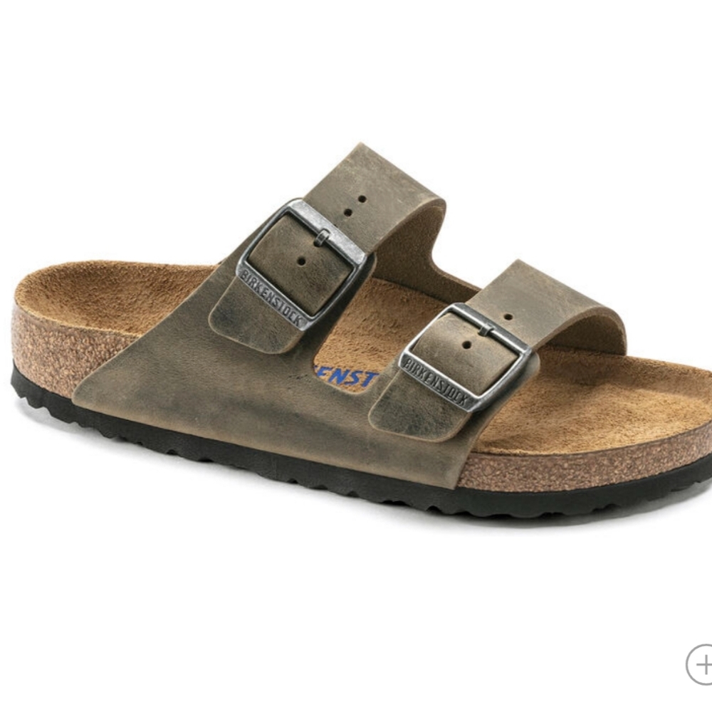 Arizona Soft Footbed Oiled Leather- Faded Khaki